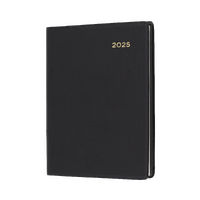 2025 Diary Collins Belmont Pocket A7 Week to View w/ Pencil Black 337P.V99