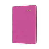 2025 Diary Collins Belmont Colours A7 Pocket Week to View Pink 337.V50