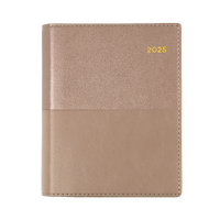 2025 Diary Collins Vanessa A6 Day to Page Rose Gold 165.V49