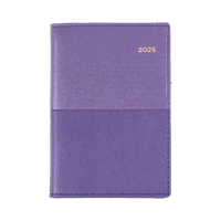 2025 Diary Collins Vanessa B7R Pocket Week to View Purple 355.V55