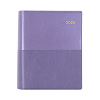 2025 Diary Collins Vanessa A6 Week to View Purple 365.V55