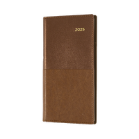 2025 Diary Collins Vanessa B6/7 Slim Week to View Landscape Tan 375.V90