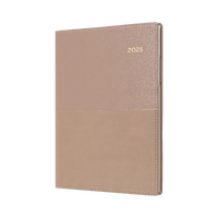 2025 Diary Collins Vanessa A5 Month to View w/ Notes Rose Gold 585.V49