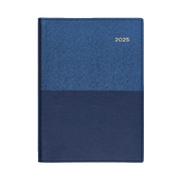 2025 Diary Collins Vanessa A5 Month to View w/ Notes Blue 585.V59