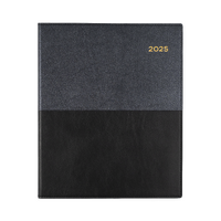 2025 Diary Collins Vanessa Quarto Week to View Vertical Black 325.V99