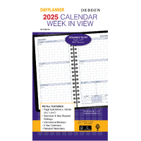 2025 Refill Debden DayPlanner Slim Week to View SL4700