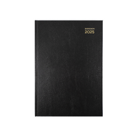 2025 Diary Debden Kyoto A4 Day to Page Black 3001.P99