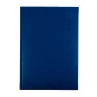 2025 Diary Collins Silhouette A5 Week to View Navy S5700.P59