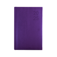 2025 Diary Collins Silhouette B7R Pocket Week to View Purple S6700.P55