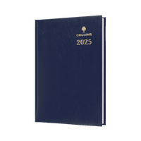 2025 Diary Collins Sterling A5 Day to Page Blue 184.P59