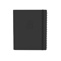 2025 Diary Collins Plan + Note Pro A5 Week to View w/ Notepad Charcoal PNP85.U98