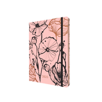 2025 Diary Collins Abstract Botanicals A5 Week to View Recycled Pink E-AB153.50