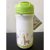 Ladelle Drink Bottle 370mL Kids Stainless Steel Double Wall Go Wild 517744