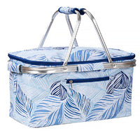 Porta Picnic Basket 46cm Oceana Coastal Palm Ladelle 898044