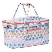 Porta Picnic Basket 46cm Oceana Beach Vibes Ladelle 898045