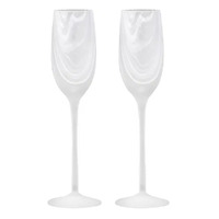 Skylar Champagne Glass 208mL Frost Set of 2 Tempa 898241