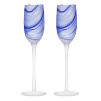 Skylar Champagne Glass 208mL Ocean Set of 2 Tempa 898242