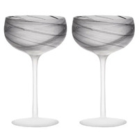 Skylar Cocktail Glass 330mL Storm Set of 2 Tempa 898243