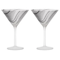 Skylar Martini Glass 291mL Storm Set of 2 Tempa 898246