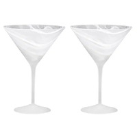 Skylar Martini Glass 291mL Frost Set of 2 Tempa 898247