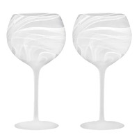 Skylar Gin Glass 626mL Frost Set of 2 Tempa 898250