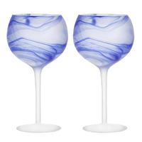 Skylar Gin Glass 626mL Ocean Set of 2 Tempa 898251