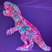 Starlightz LED USB Kids Light 33cm Dinosaur, Interactive Neon Night Light Gibson Gifts 20978