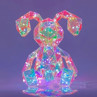 Starlightz LED USB Kids Light 36cm Rabbit, Interactive Neon Night Light Gibson Gifts 20982