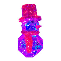 Starlightz LED USB Kids Light 42cm Christmas Snowman, Interactive Neon Xmas Light Gibson Gifts 21398