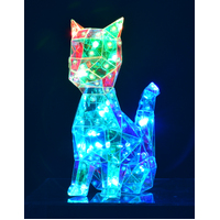 Starlightz LED USB Kids Light SMALL Cat, Interactive Neon Night Light Gibson Gifts 26294