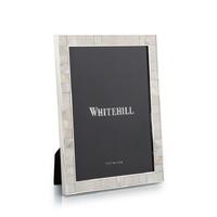 Whitehill Studio Photo Frame River Shell 5x7 Silver Plated, Whitehill WP3411