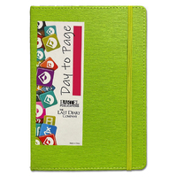 2024-2025 Financial Year Diary Becall A5 Day to Page Green Last Diary Company FBA51GR