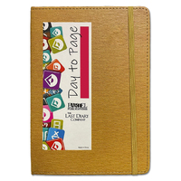 2024-2025 Financial Year Diary Becall A5 Day to Page Tan Last Diary Company FBA51TA