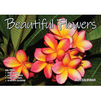 2025 Calendar Big Print Beautiful Flowers Wall Bartel BP503