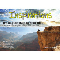 2025 Calendar Big Print Inspirations Wall Bartel BP508