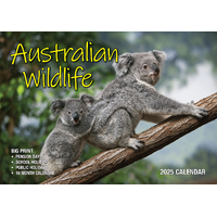 2025 Calendar Big Print Australian Wildlife Wall Bartel BP521