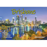 2025 Calendar Big Print Brisbane Wall Bartel BP529