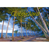 2025 Calendar Big Print Beautiful Queensland Wall Bartel BP533