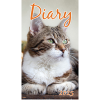 2025 Diary Cat Pocket Month to View Bartel DI501