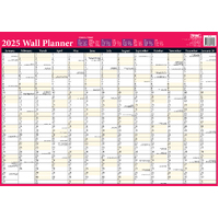 2025 Year Planner with Map of Australia A2 Wall Bartel SR502