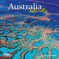 2025 Calendar Ruby Australia Naturally Square Wall Bartel RB501