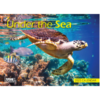 2025 Calendar Prestige Life Under the Sea Wall Bartel CA514