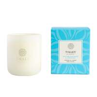 Tilley Triple Scented Soy Candle Classic White 375g Cotton Blossom & Gardenia FG0736