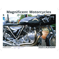 2025 Calendar Magnificent Motorcycles Wall David Messent MMC
