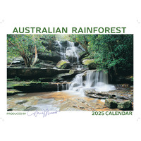 2025 Calendar Australian Rainforest Wall David Messent RFC