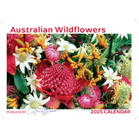 2025 Calendar Australian Wildflowers Wall David Messent WFC