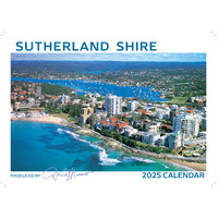 2025 Calendar Sutherland Shire Wall David Messent SUC