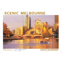 2025 Calendar Scenic Melbourne Wall David Messent MC