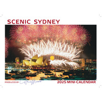 2025 Calendar Scenic Sydney Mini Wall David Messent MS