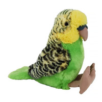 Elka Plush BUDGERIGAR with Sound 17cm 37263-17